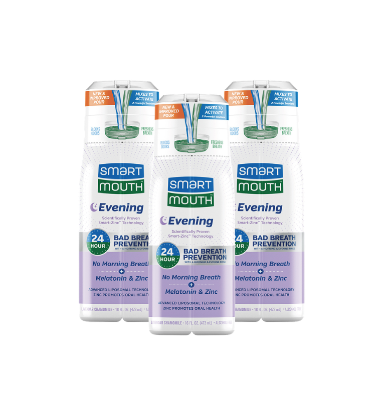 SmartMouth™ Advanced Liposomal Evening Mouthwash (16oz) 3-Pack