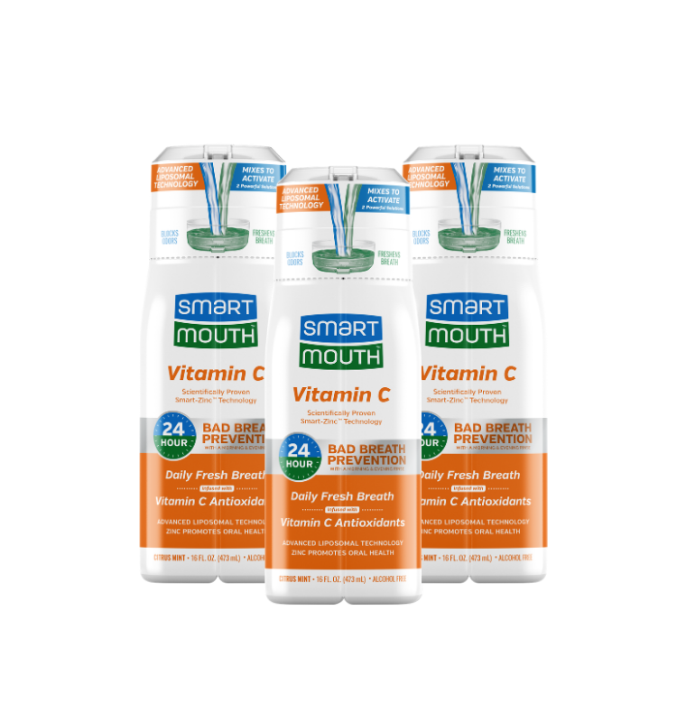 SmartMouth™ Advanced Liposomal Vitamin C Mouthwash (16oz) 3-Pack